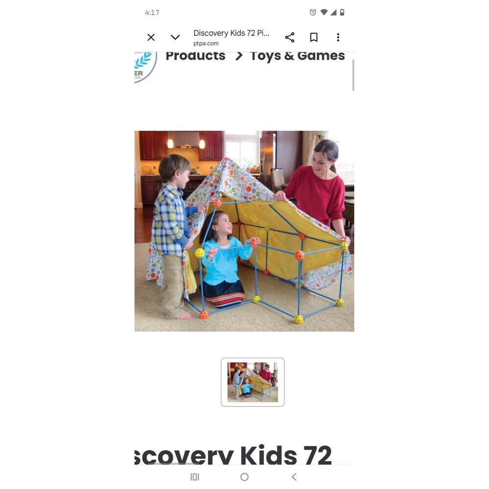 Discovery kids Fort Building Set 203 Pieces